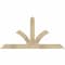 Ekena Millwork Richland Rough Sawn Timber Gable Bracket, Douglas Fir, 60"W x 30"H x 4"D x 4"F, 12/12 Pitch GBW060X30X0404RIC00RDF - alternate 1